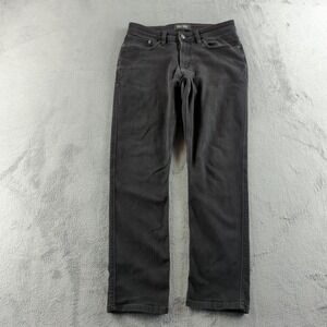DUER L2X Jeans Mens 31x30 Black Relaxed Fit Stretch Pants‎ Performance DU/ER